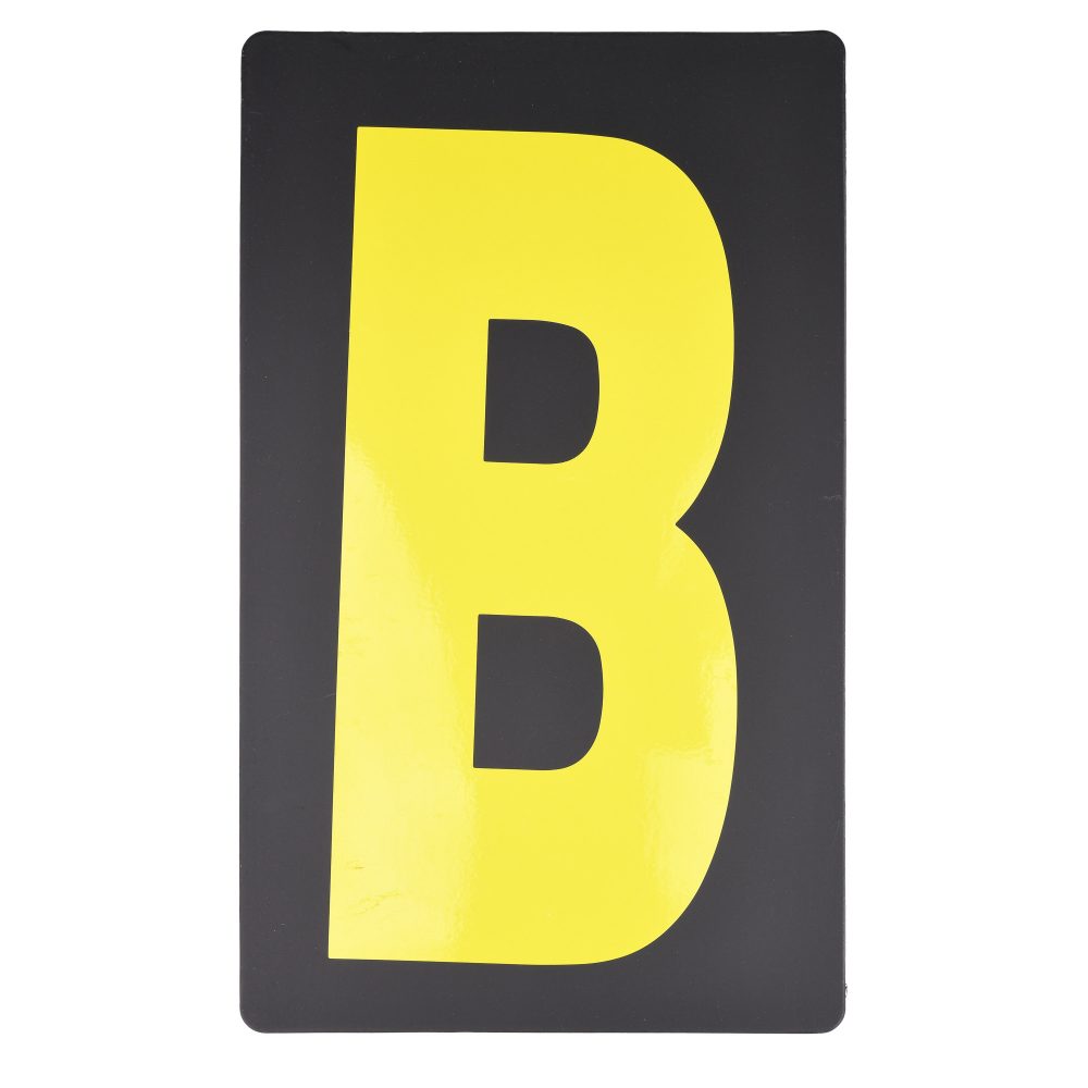 Pit Board Letter Kit Yellow 26pcs